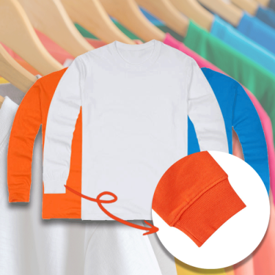 [반티] 긴팔티무지 티셔츠 시보리 소매 13가지 색상 (도톰한 20수/인쇄X/빠른 출고 가능)