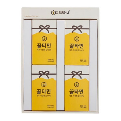 [제주다움] 꿀타민 제주 야생활 벌꿀스틱 선물세트 달콤허니 5호