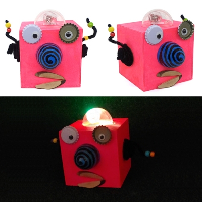 [키즈킹] 내 친구 LED 로봇 저금통 만들기