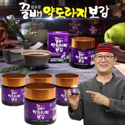 [김오곤] 꿀배 약도라지 보감 100g 3병+1병(무료 사은품 증정)