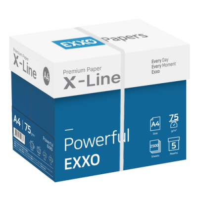 [EXXO] 엑스라인 A4 복사용지(A4용지) 75g 2500매 1BOX