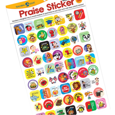 [리틀램스쿨] 칭찬스티커 Praise Sticker Classic (126개 2장/630개 10장)