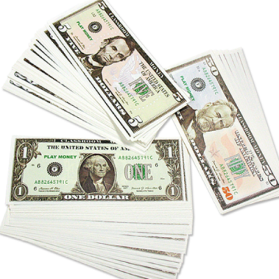 [리틀램스쿨] 역할놀이 미국지폐 US Paper Money (6종 120장/600장)