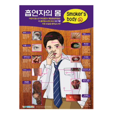 [보건실] 흡연자의 몸 퍼즐&포스터 C형