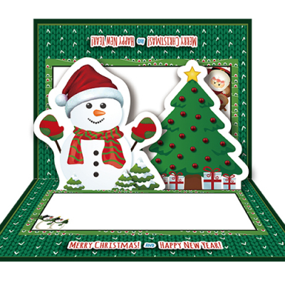 [매직북스] 크리스마스 눈사람팝업 카드 만들기